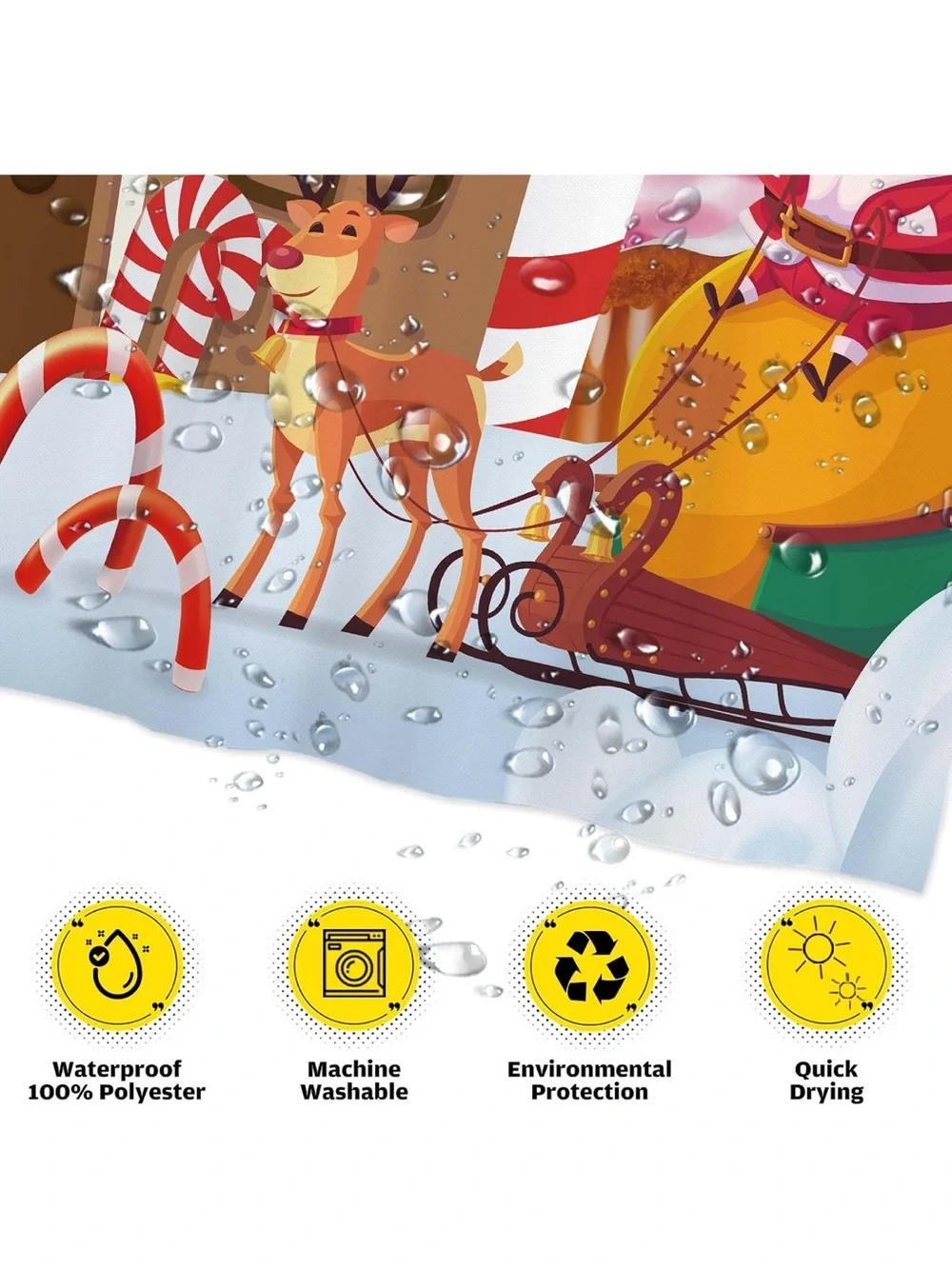 Gingerbread House Christmas Blanket